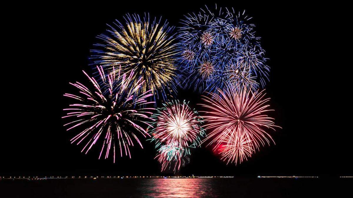 Surfside, Miami Beach fireworks.
