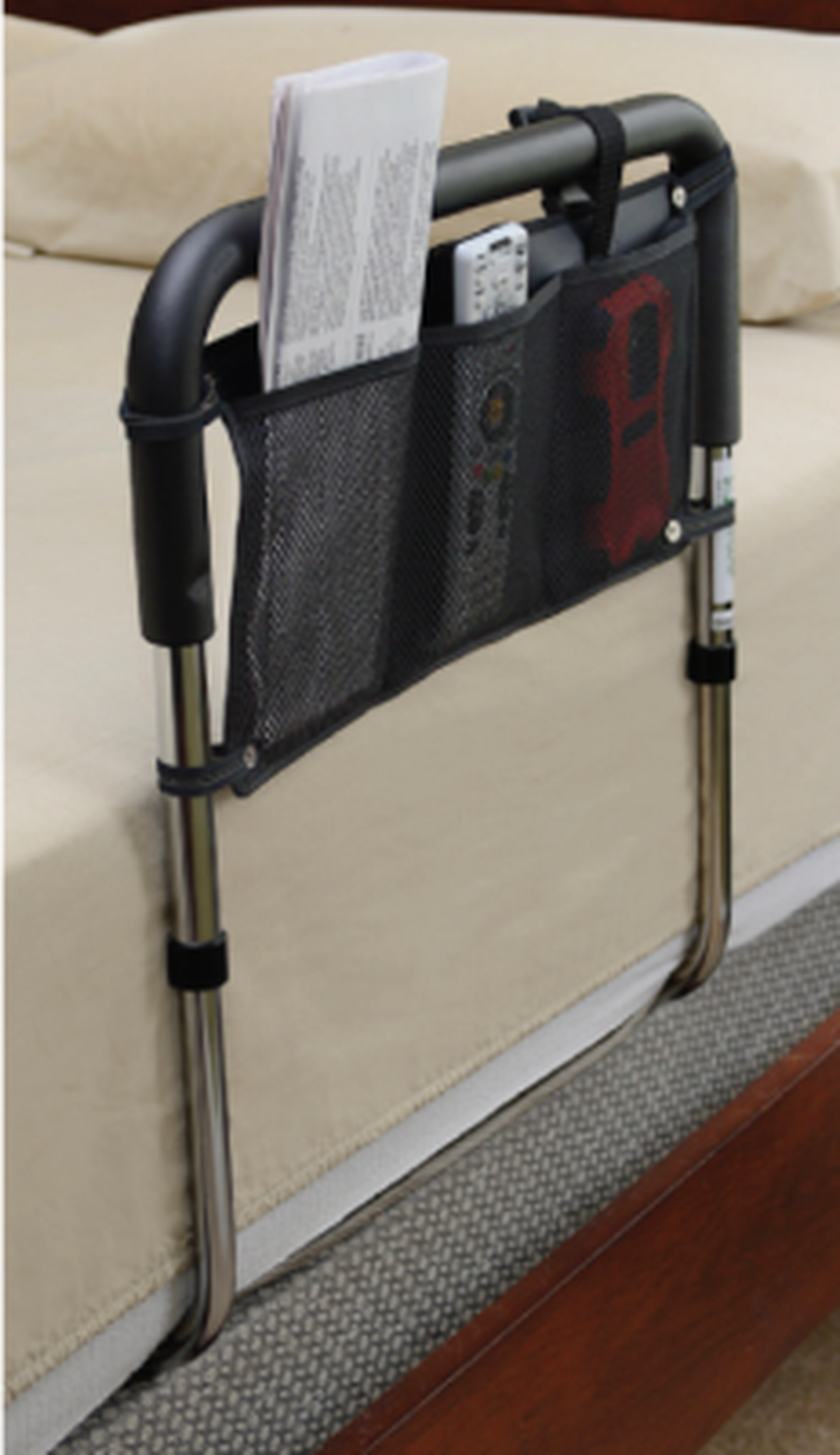 Essential Medical Supply Endurance Hand Bed Rail with Pouch, model No. P1410-P