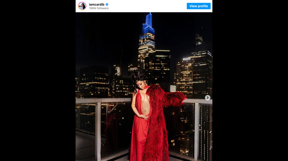Rapper Cardi B confirms pregnancy just hours after announcing divorce from Offset.