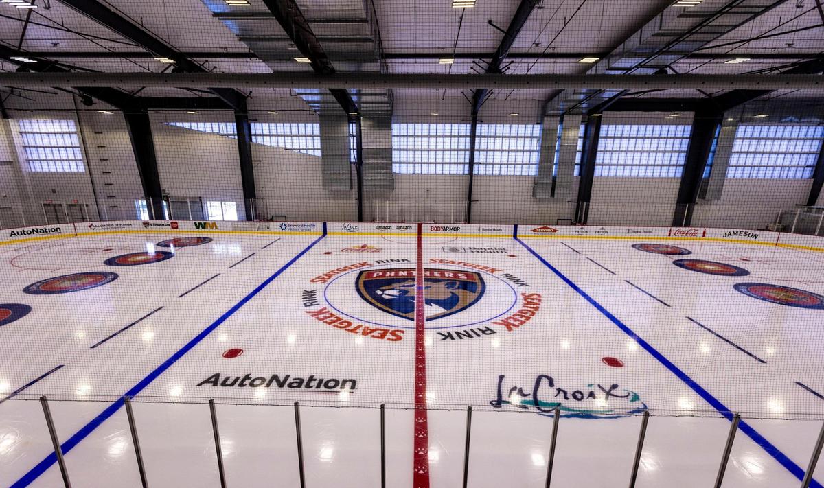 The SeatGeek Rink is one of two ice rinks at the Baptist Health IcePlex. This rink will be used mostly by the public.