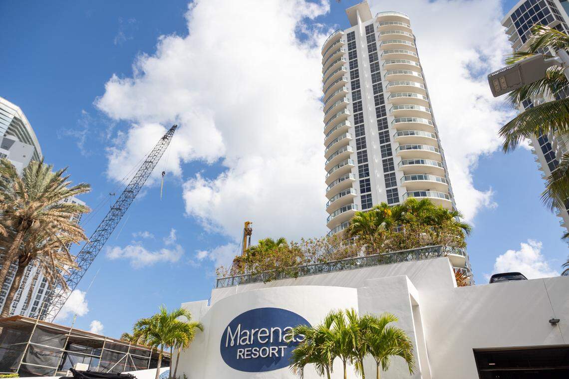The St. Regis is building a 60 floor high condo next to the Marenas Beach Resort. The Marenas spent about $20,000 to install an innovative wireless sensor system after construction began.