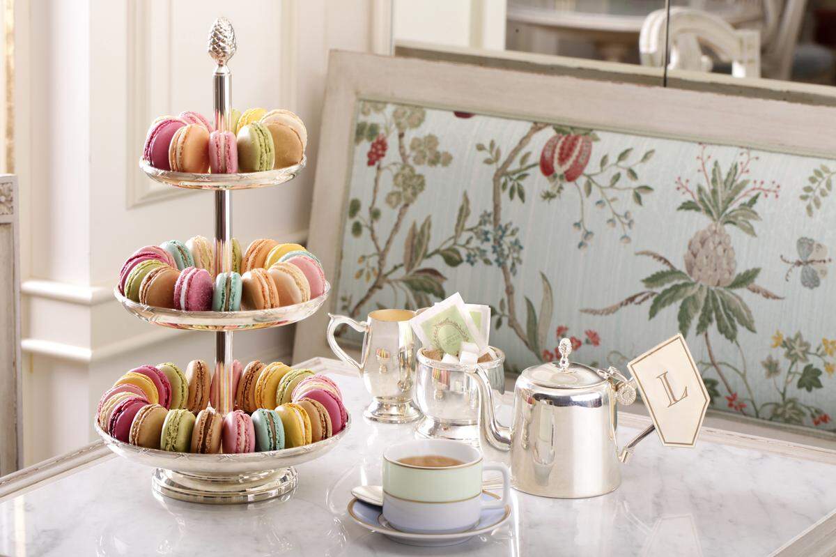 Ladurée serves tea as well as pastries.