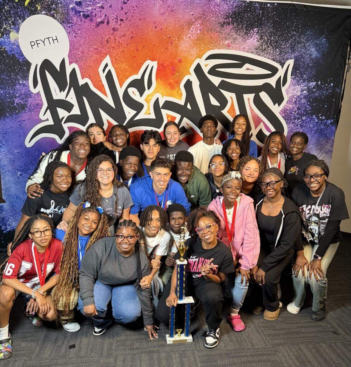 The Mt. Pisgah Mass Choir, formed in 2024 at Mt. Pisgah Seventh-day Adventist Church in Miami Gardens, includes singers ranging in age from 10 to over 70.