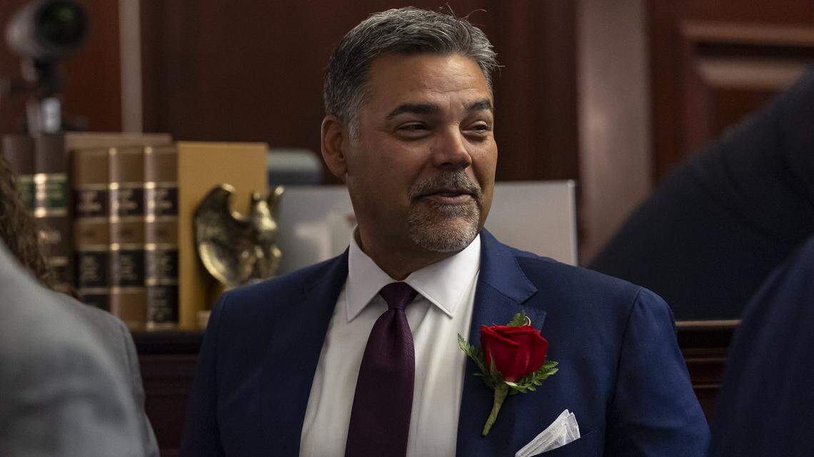 Rep. Alex Rizo, R-Hialeah, attends the first day of the 2026 legislative session at the Florida State Capitol on Tuesday, Jan. 13, 2026, in Tallahassee, Fla. He confirmed Friday he has been approached about serving as Miami-Dade County’s next superintendent of schools.