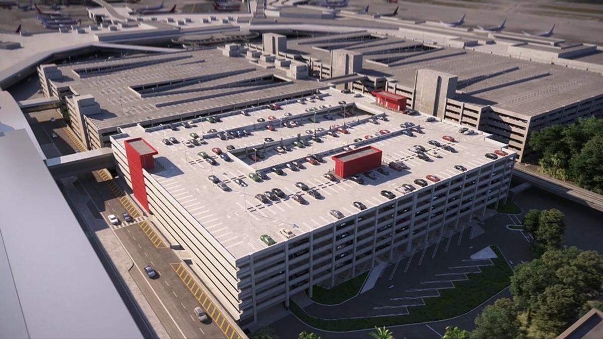 The new Ibis garage at Miami International Airport.