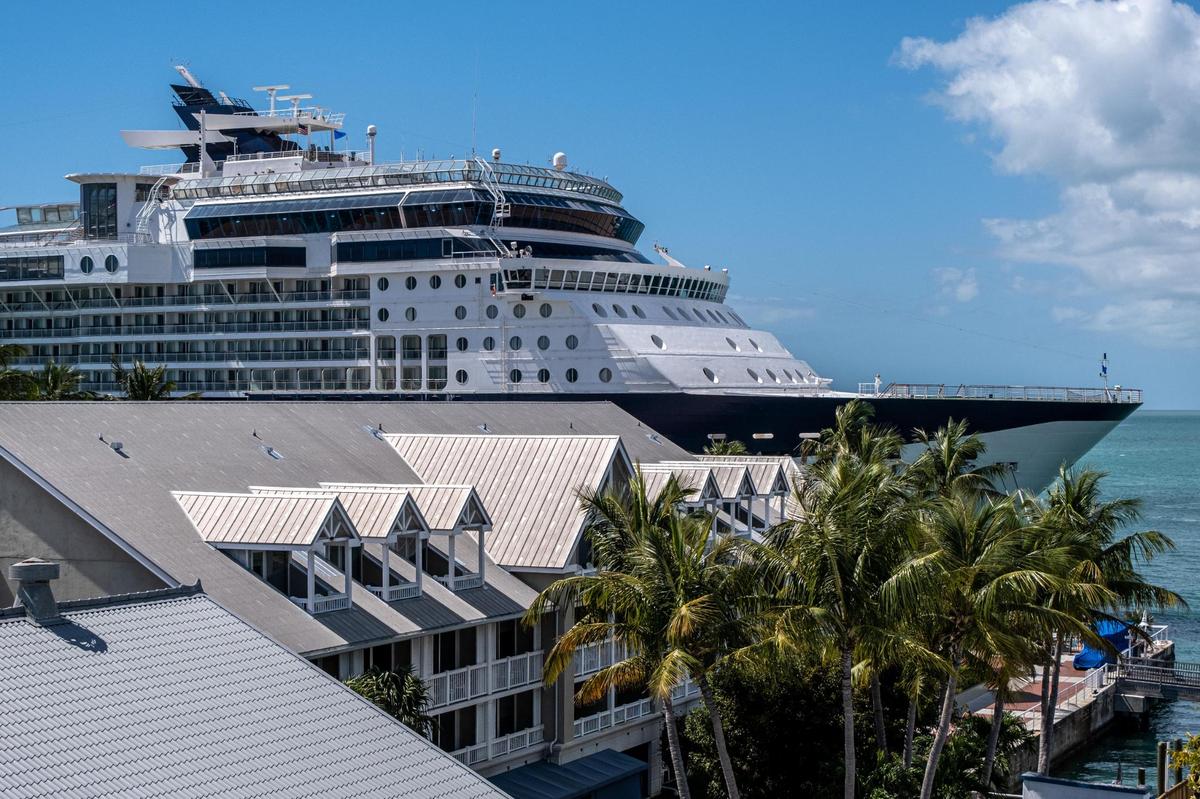 The Celebrity Constellation in port at Key West on Feb. 26, 2022.