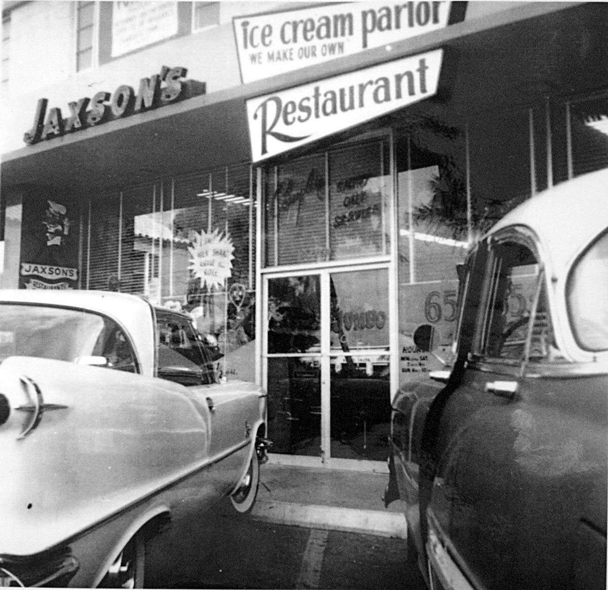 Jaxson’s during the early years of the 1950s and ’60s.