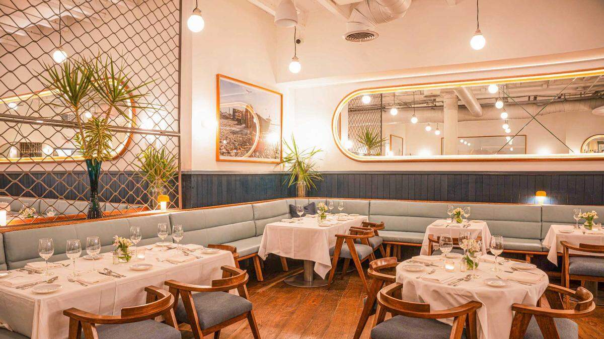 The interior dining room at Francesco, which is reopening in Coral Gables after closing in 2018.