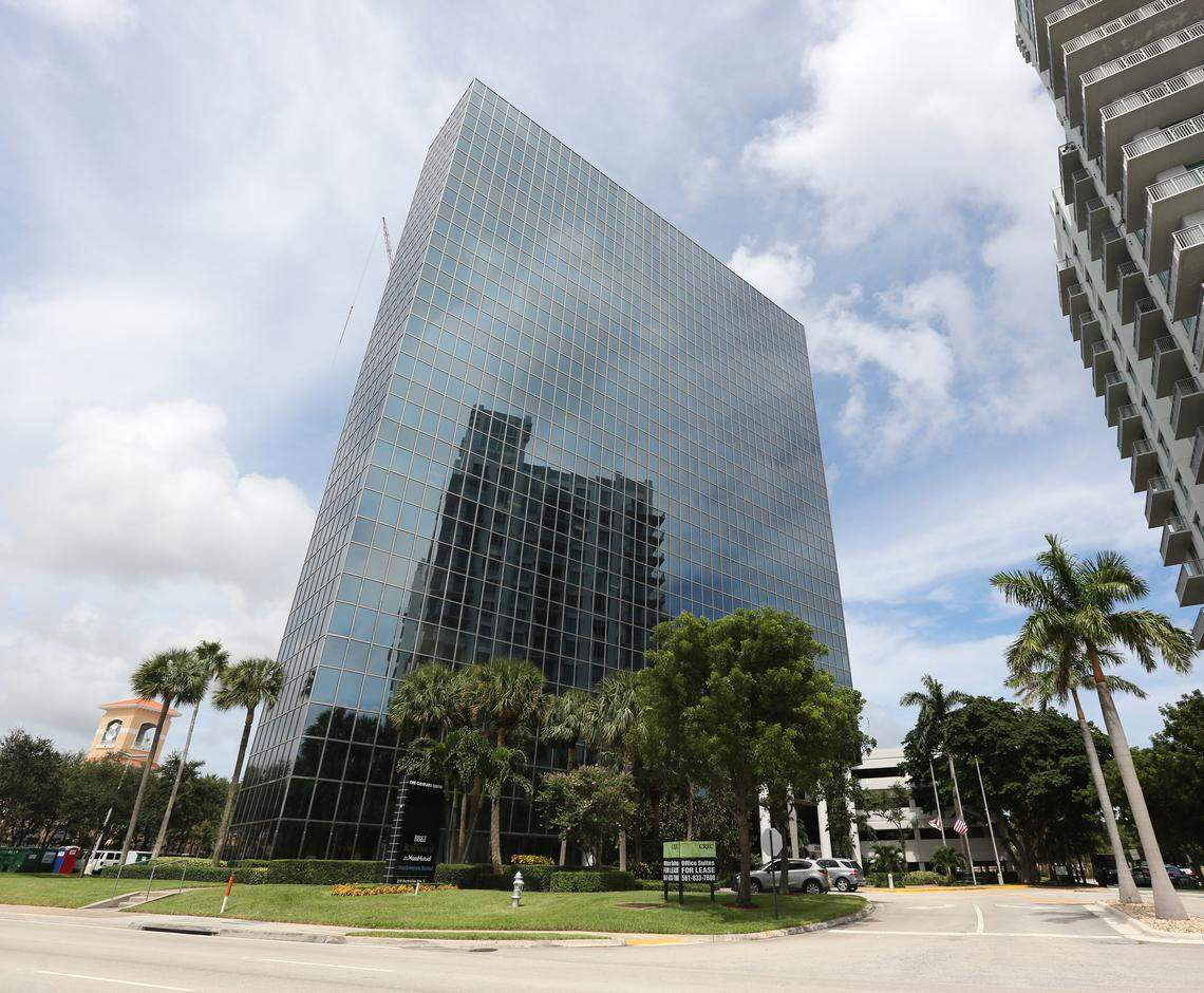 An office inside of One Clearlake Centre, at 250 Australian Ave. is one of the known locations where Jeffrey Epstein was permitted to go during work release while serving his sentence at the Palm Beach County stockade.