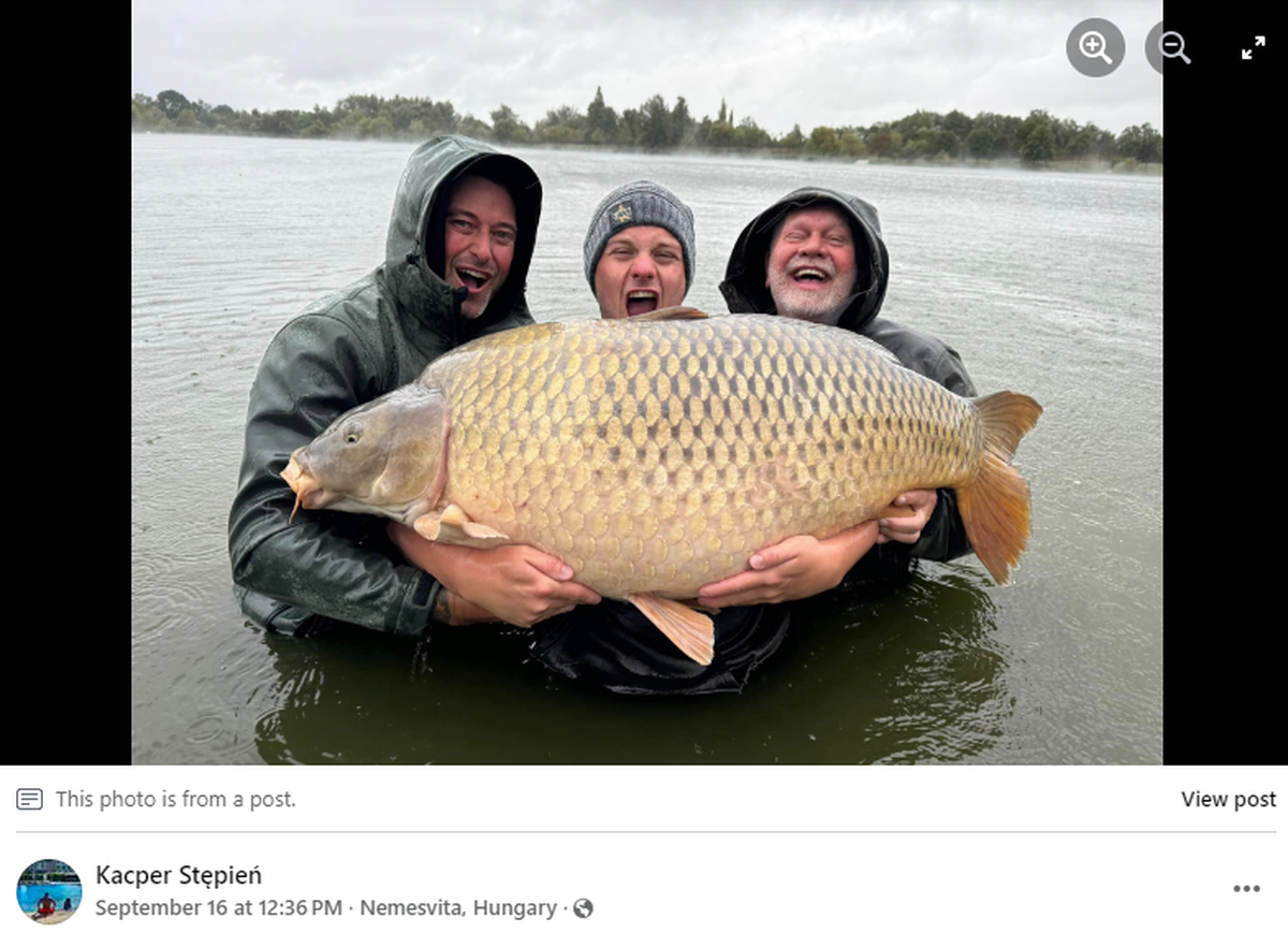While the catch may not meet the location qualifications for the world record, Stępień still said the catch “made my dreams come true.”