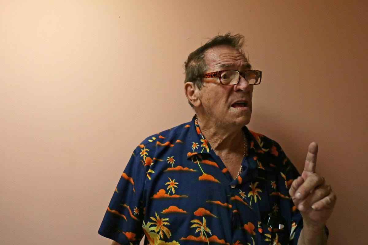 David Kennedy, a resident of Harry Cain Tower in downtown Miami, talks about the sewage and mold problems that he and his neighbors have dealt with for several years, on Friday, September 20, 2019.