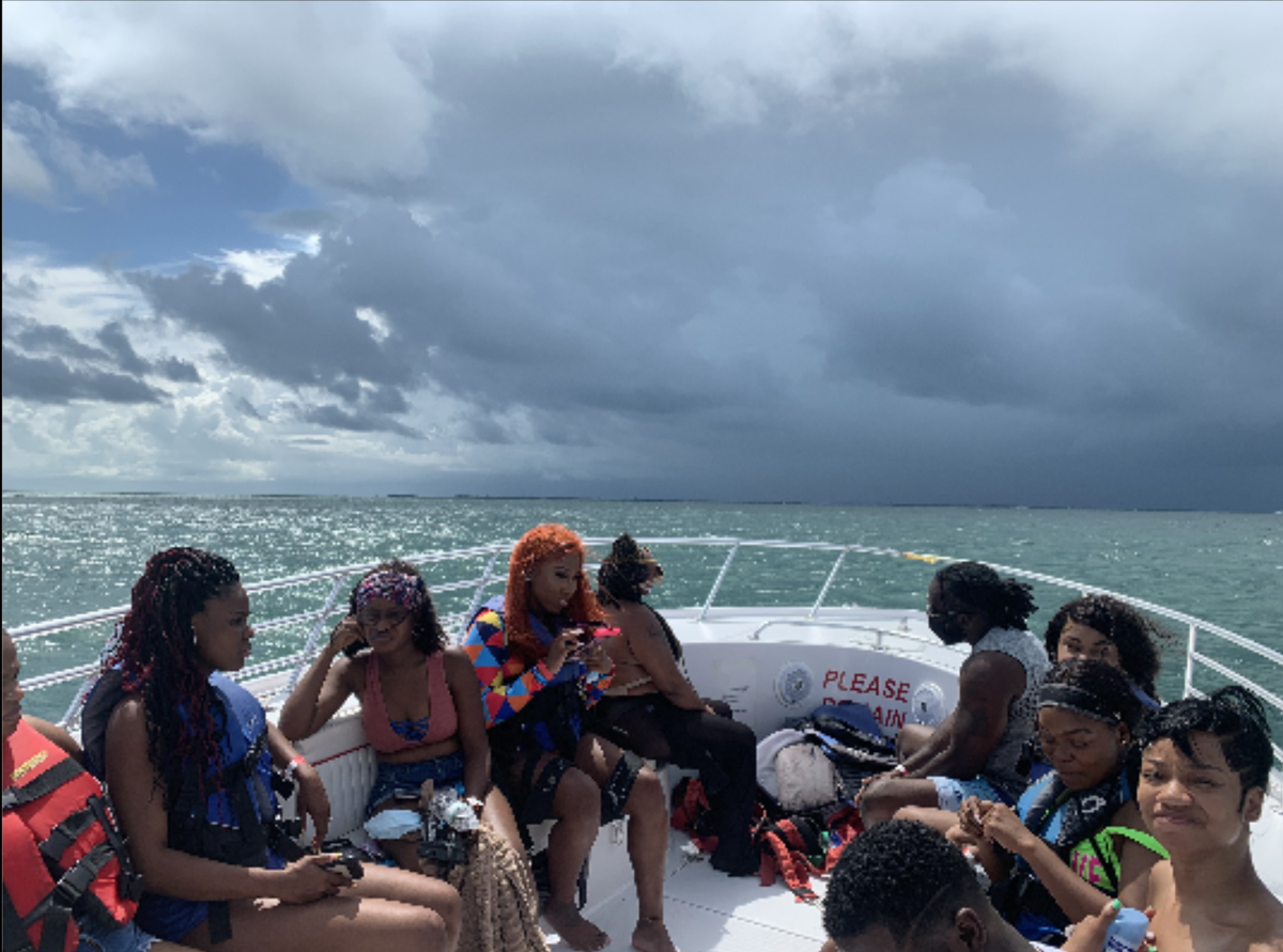 This photo, taken from boat captain Andrew Santeiro’s cellphone, depicts “severe weather” in Key West on July 17, 2020, when Santeiro operated a parasailing trip that left two people dead, the Florida Fish and Wildlife Conservation Commission said.