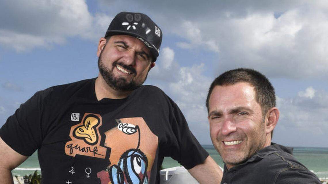 Dan Le Batard and Jon ‘Stugotz’ Weiner..