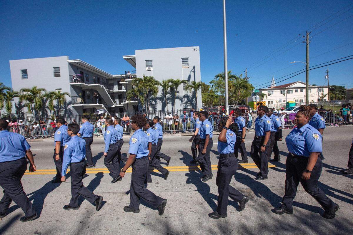 The Dr. Martin Luther King Jr. Celebration presents the annual King Holiday Parade on Monday, Jan. 16, 2023, in the Liberty City neighborhood of Miami.