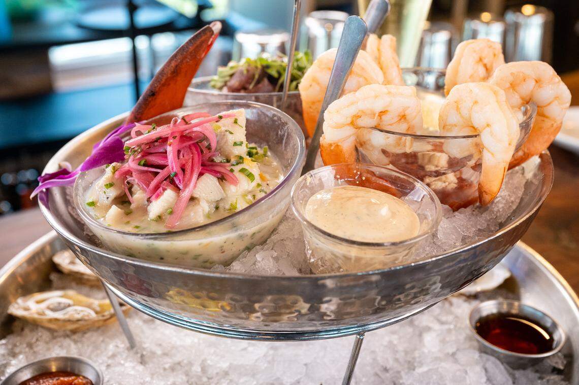 Swoon-worthy seafood selections are on the menu at the Square Grouper.