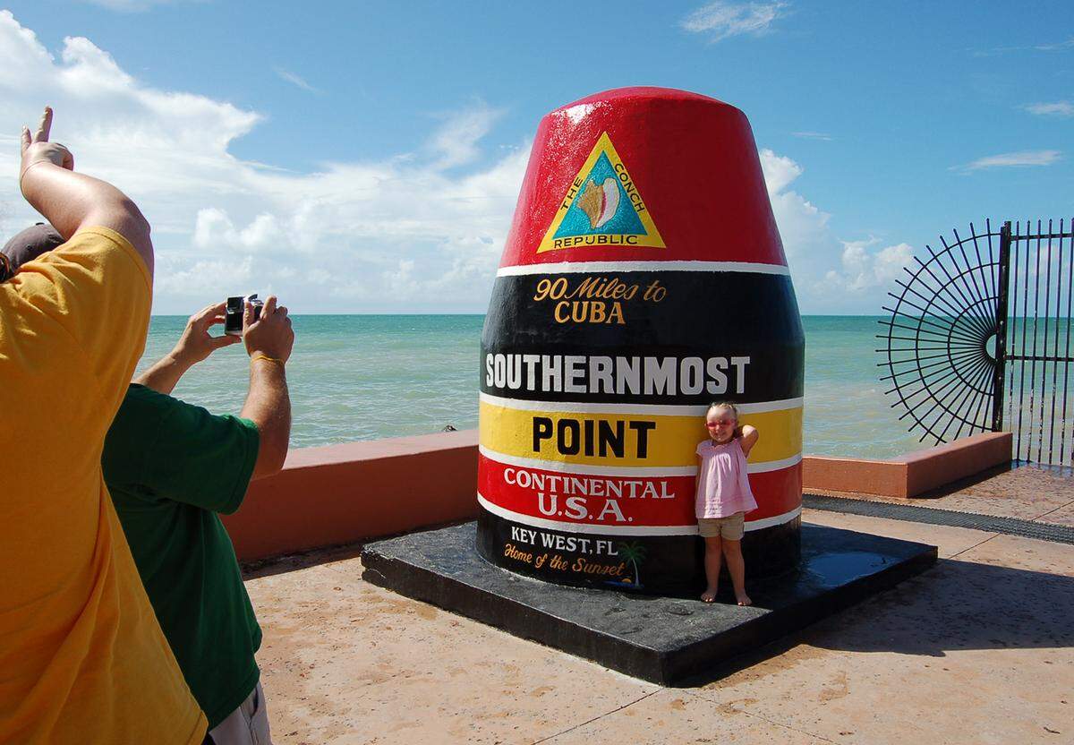 The Southernmost Point Plaza at the corner of South and Whitehead streets in Key West will begin a year-long overhaul on Sept. 4, 2025. This original buoy will be closed and protected and a temporary buoy goes up on the ocean end of Duval Street Pocket Park at 1400 Duval.
