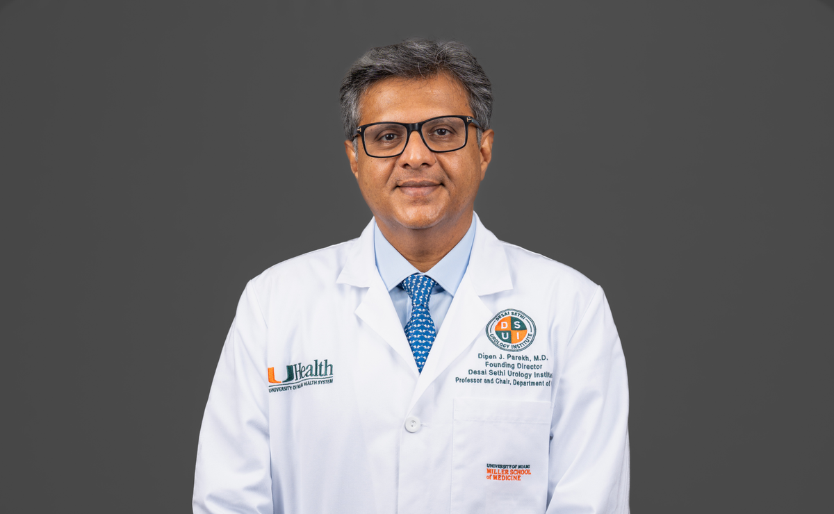 Dr. Dipen Parekh is UHealth’s new chief executive officer and UM’s executive vice president for Health Affairs.