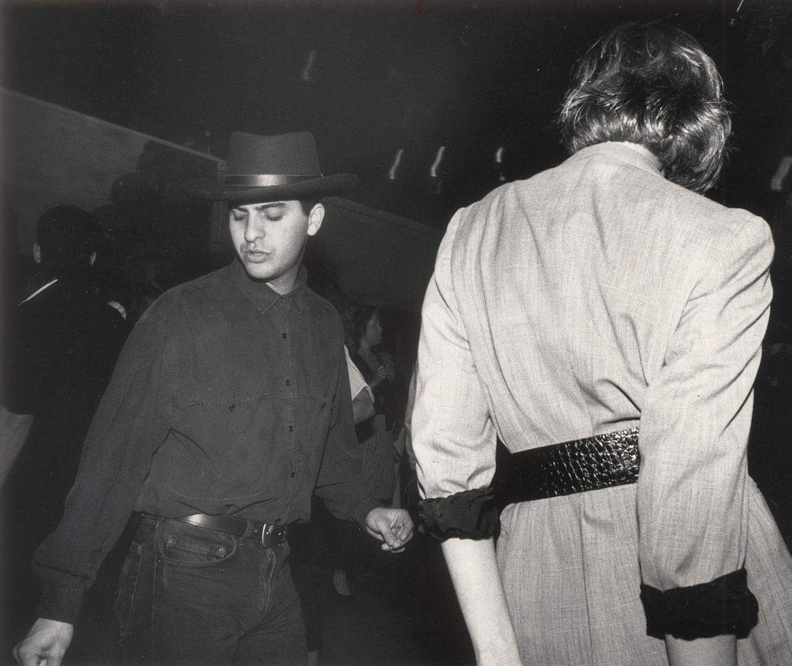 Elias Sol and Teresa Clayton dance at Club Nu in Miami Beach in 1988.