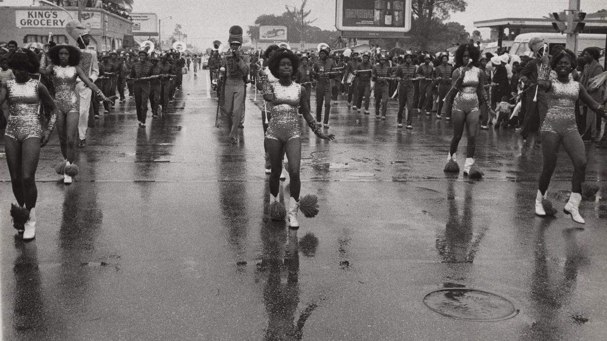 For Black Miamians, the Orange Blossom Classic was like a holiday. There were dances, an accompanying parade through downtown and other events surrounding the game. Above is part of the parade in 1973.