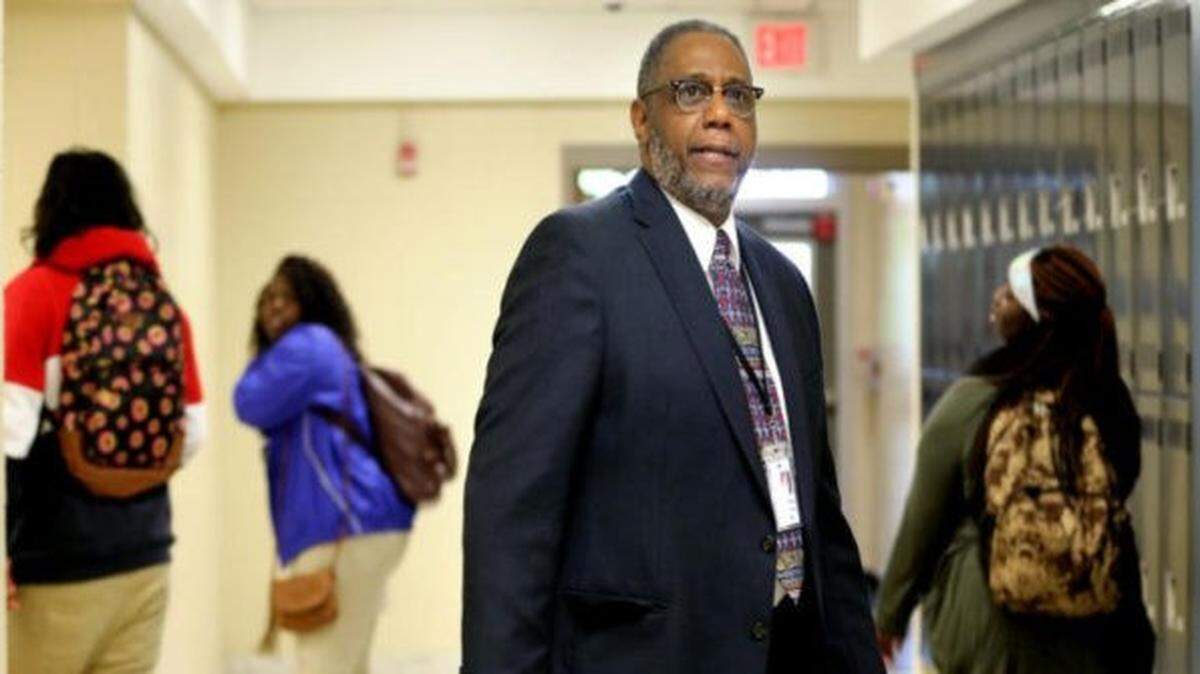 Henry Darby, a principal in South Carolina, works a second job at Walmart to earn extra money to help his needy students.
