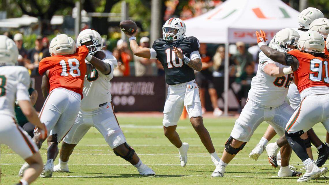 Five takeaways as Miami Hurricanes wrap spring practice schedule