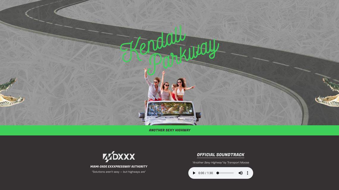 Does South Florida really need the proposed Kendall Parkway? Transit Alliance Miami says no, it will only add to congestion and bashes the idea with its "Another Sexy Highway" parody.