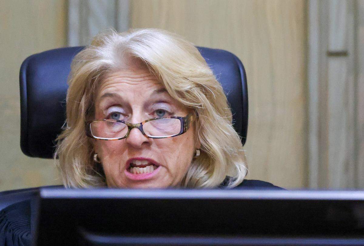 Judge Marisa Tinkler Mendez warns the attorneys to focus on trying the case after a brief back-and-forth about media coverage on Wednesday, August 13, 2025 at the Richard E. Gerstein Justice Building in Miami, Florida. 