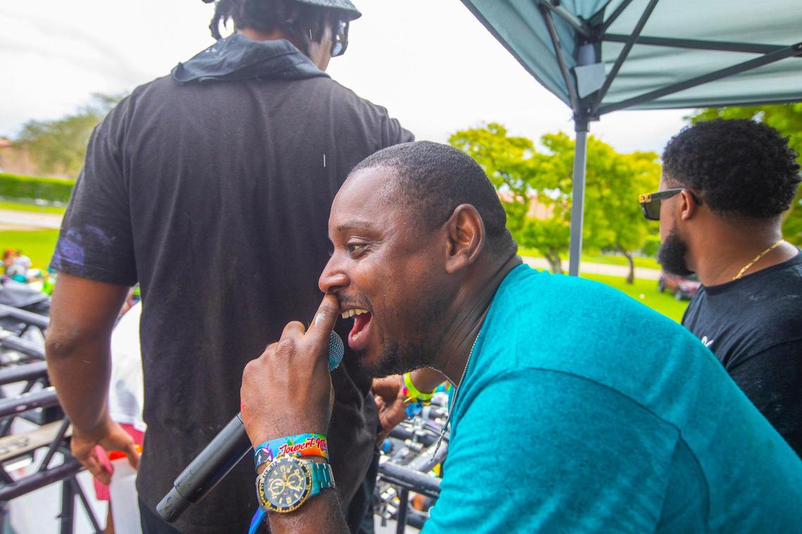 Phantom from “RamaJay Mas” at the J’ouvert, Miami Carnival at Miami-Dade County Fair Expo) on Saturday October 8th., 2022.
