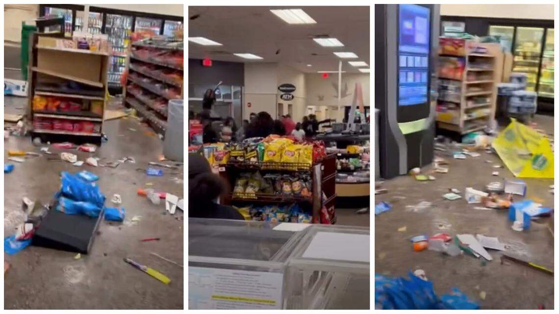 A Wawa convenience store was ransacked by a group of teenagers on Saturday, Sept. 24, in Philadelphia.