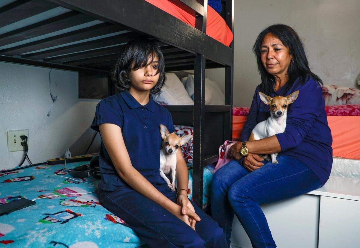 Georgina Sao, cares for her orphaned granddaughter, Gillian Rodriguez, but doesn’t have the resources to support her.