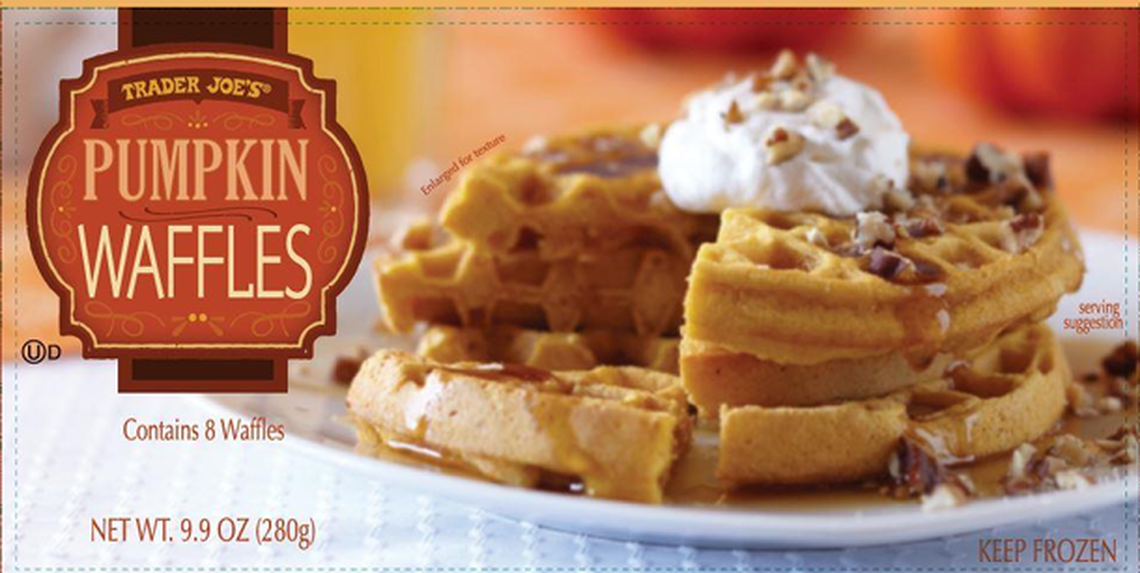 Trader Joe’s Pumpkin Waffles