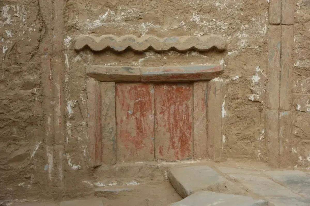 The tombs were made out of brick and stone but were built to mimic wooden structures, officials said.