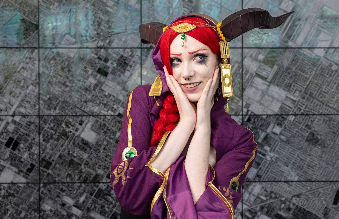 Ashe Bryant cosplays as Fiona Gilman from 'Identity V.'