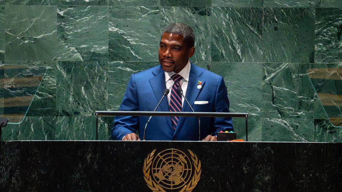 Saint Kitts and Nevis Prime Minister Terrance Drew. 