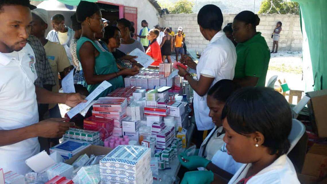 In late 2018, Haiti National Police held a mobile medical clinic inside the Village de Dieu, Village of God, slum in Port-au-Prince. Since then, police have lost control of the slum, which today is a kidnapper’s lair.