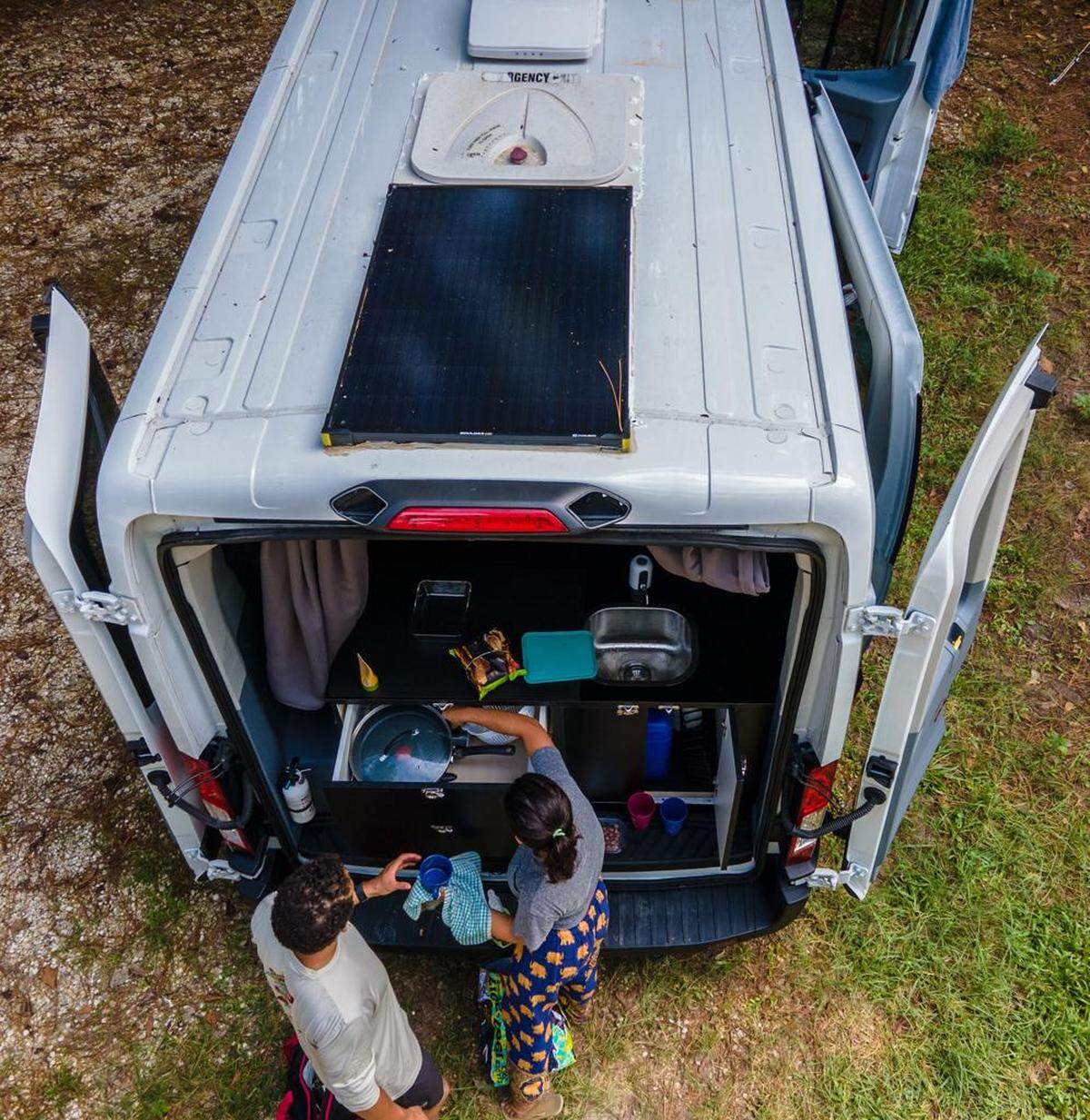 Ondevan camper vans come with cooking supplies and bedding, making them a more convenient option over tent camping, said Jojo Lee, 28, who stayed in three vans with 10 friends at the Chassahowitzka River Campground, an hour north of Tampa, in September.