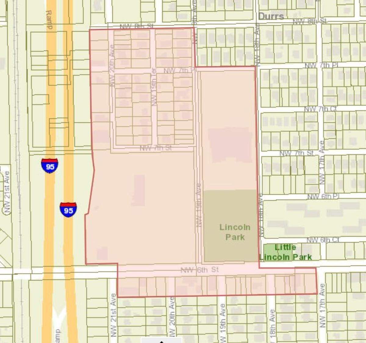 The precautionary boil water notice is for those in the shaded area