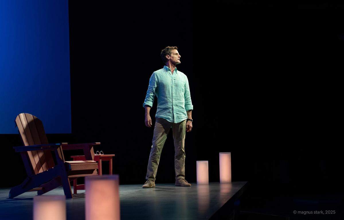 Mark H. Dold returns in his third production with GableStage in a one-man tour de force — David Cale’s “Harry Clarke.”