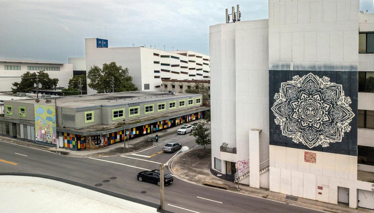 Developer Michael Comras is expanding the Design District in a western direction toward I-95 in Miami.