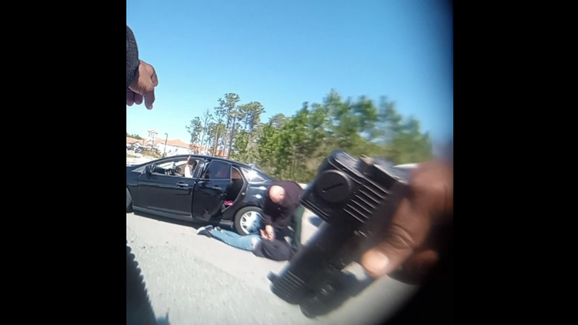 The suspect was arrested after deputies saw him leave an apartment in Santa Rosa Beach in the Florida Panhandle, officials said.