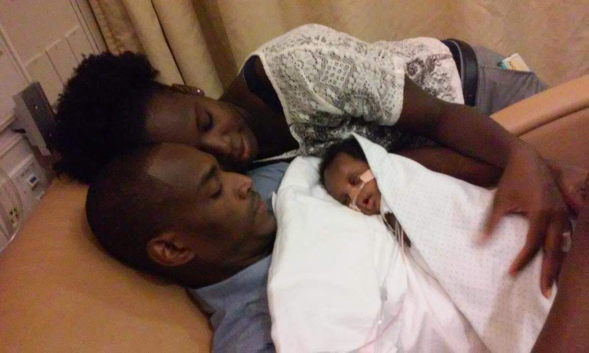 Ruth y Jean Joseph Jacques con su hijo Reggie.