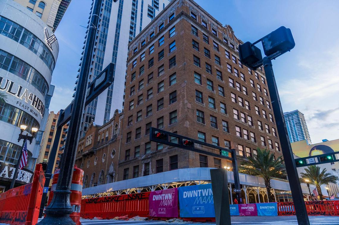 Outside view of the Olympia Theater at the Gusman Center for the Performing Arts in Miami on Wednesday, July 16, 2025.