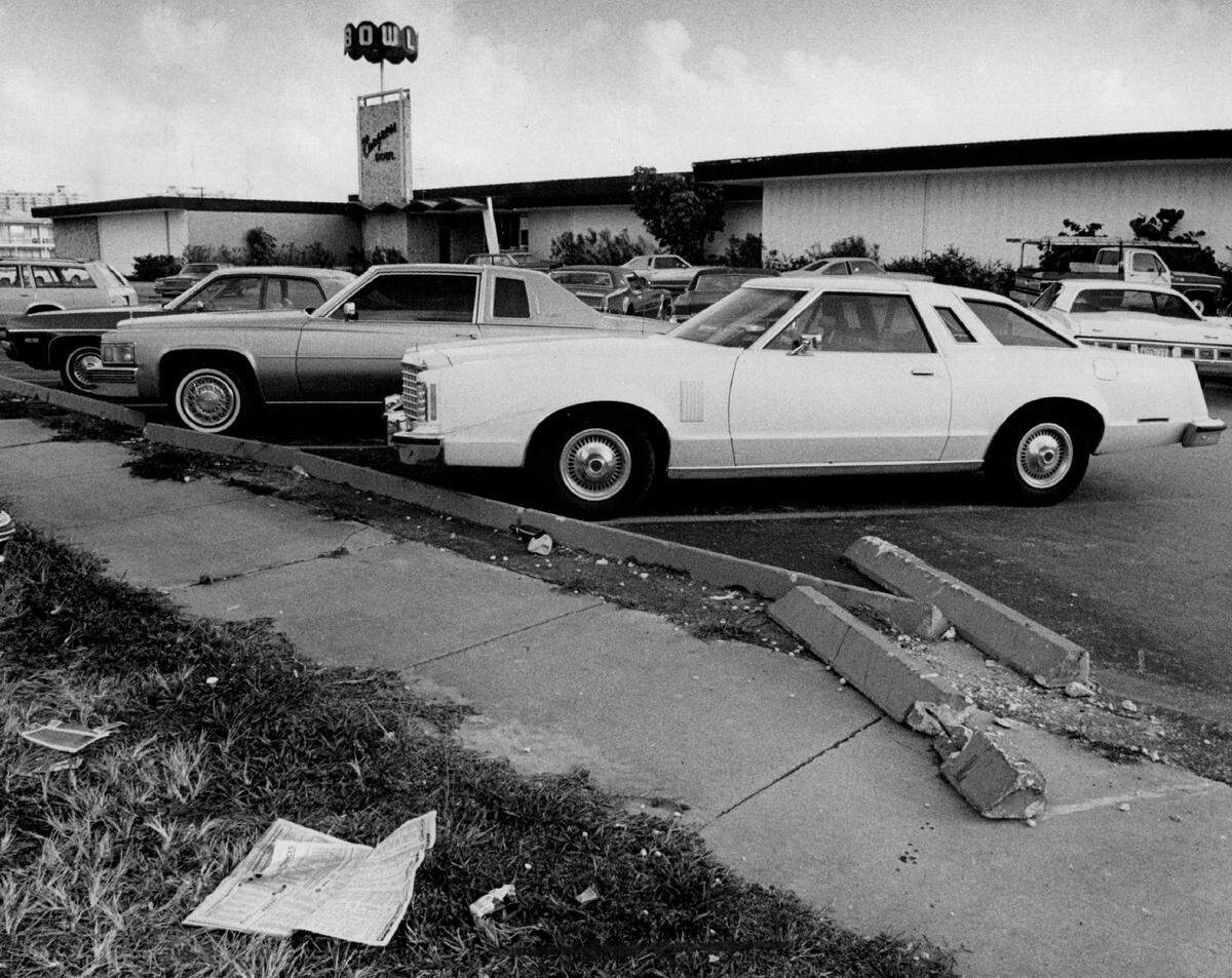 In 1979, Congress Bowl in North Miami. It was demolished for a development.