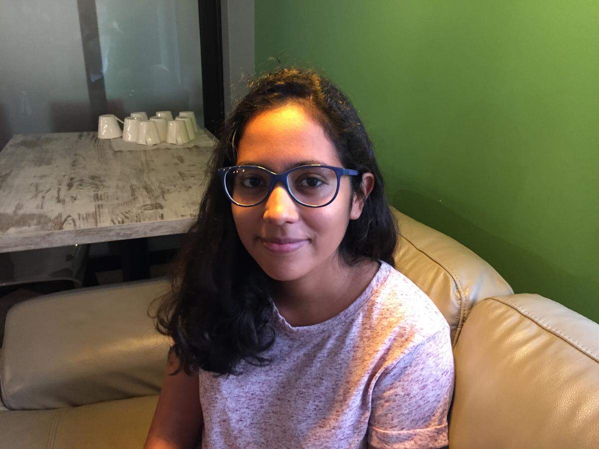 Enrieth Martínez, one of the Nicaraguan university students who represented protesters in dialogues with the government of Daniel Ortega, at a cafe in Managua on June 5, 2018.
