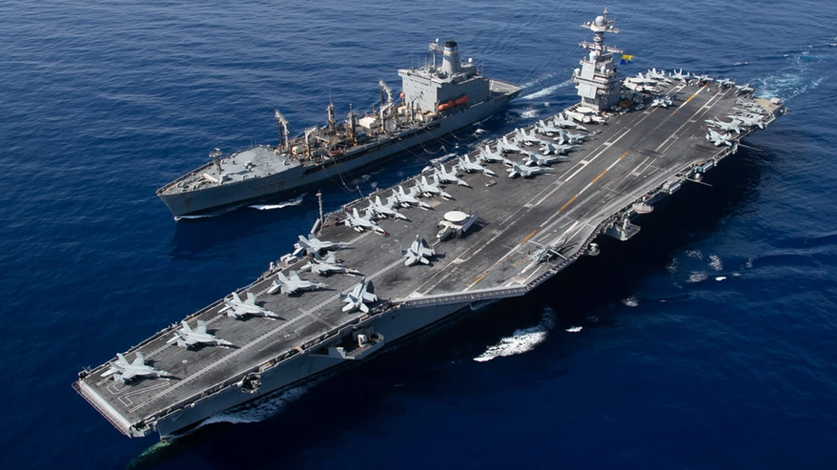 The USS Gerald R. Ford is the world’s largest aircraft carrier.