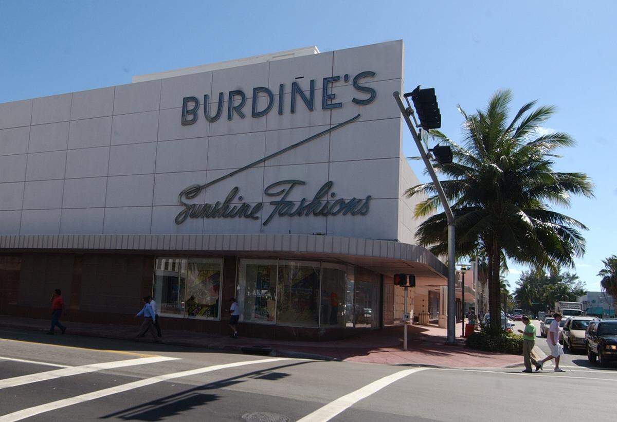Burdines near Lincoln Road in Miami Beach.