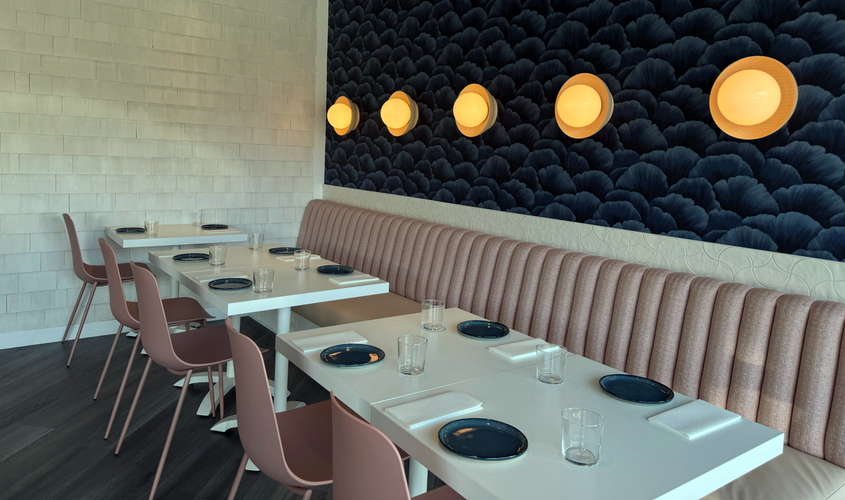 The interior of J&C Oyster restaurant in Hollywood.