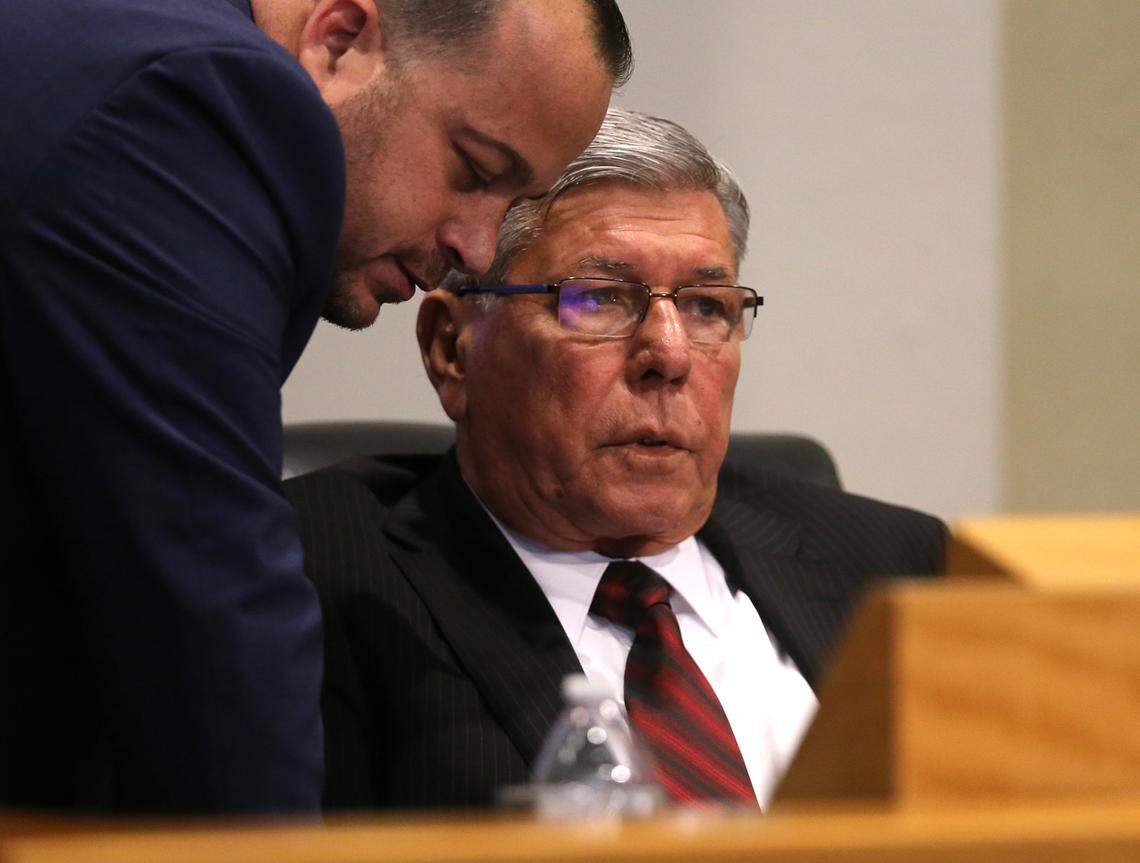 Commissioner Manolo Reyes, District 4, at the City of Miami commission meeting in Miami, Florida, Thursday, January 9, 2020.