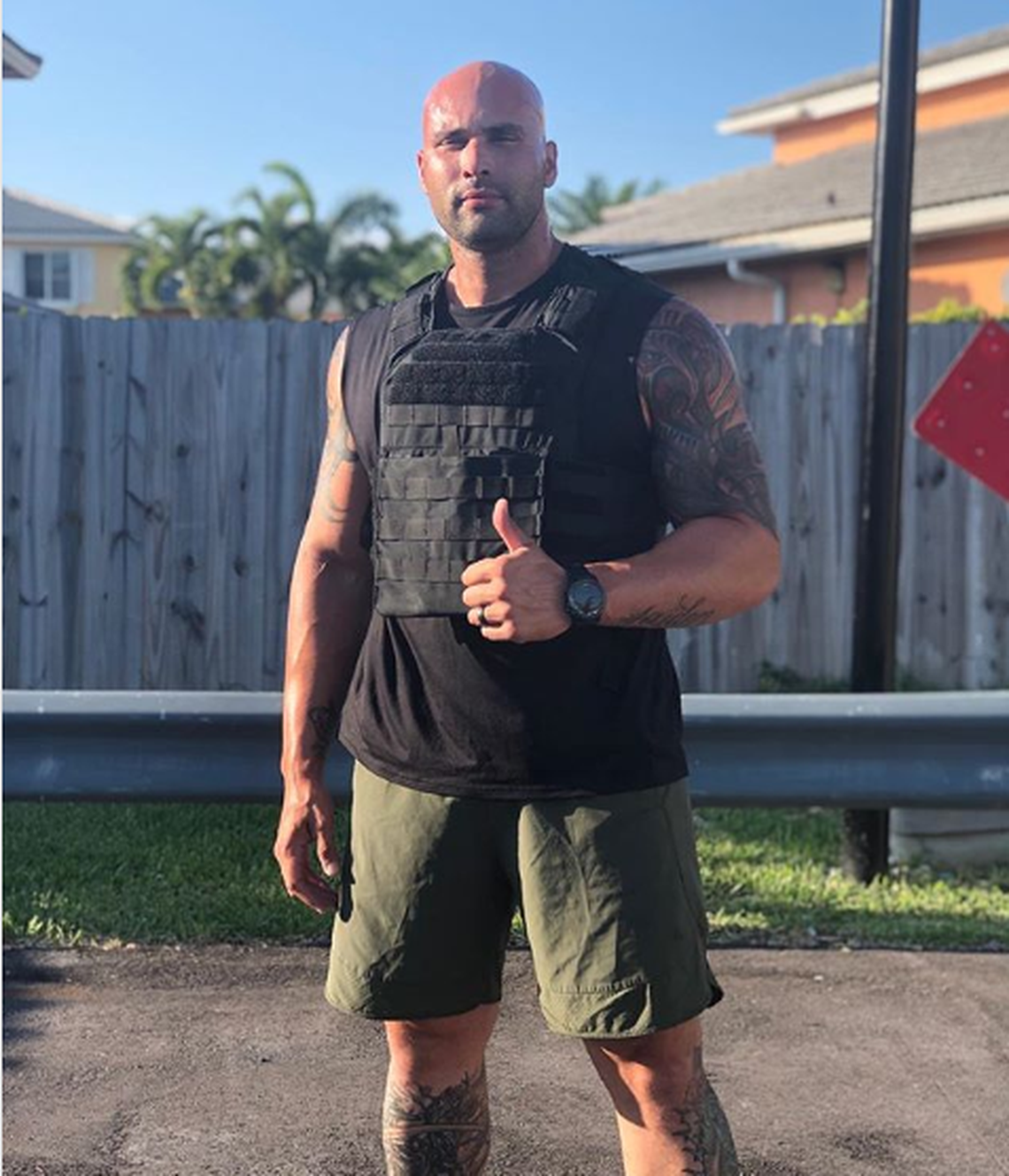 Jesús ‘Jesse’ Menocal Jr. posted this photo of himself on a social media site with the caption: ‘Character: It’s what you do when people aren’t watching. It’s how you act when you are hidden from public view.’