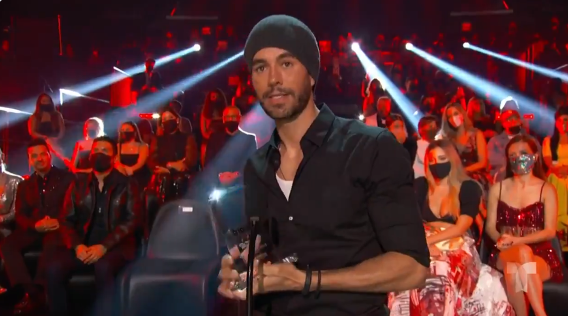Enrique Iglesias at the Latin Billboard Awards.